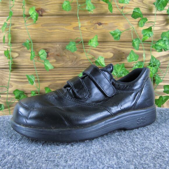 Sas Tripad Comfort Men's Sneaker‎ Black Leather Size 7 Wide Used 2025 - Picture 1 of 7